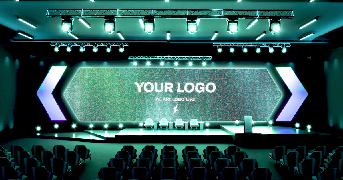 A-BLOK’s live digital photo mosaic displayed on an event’s LED screen