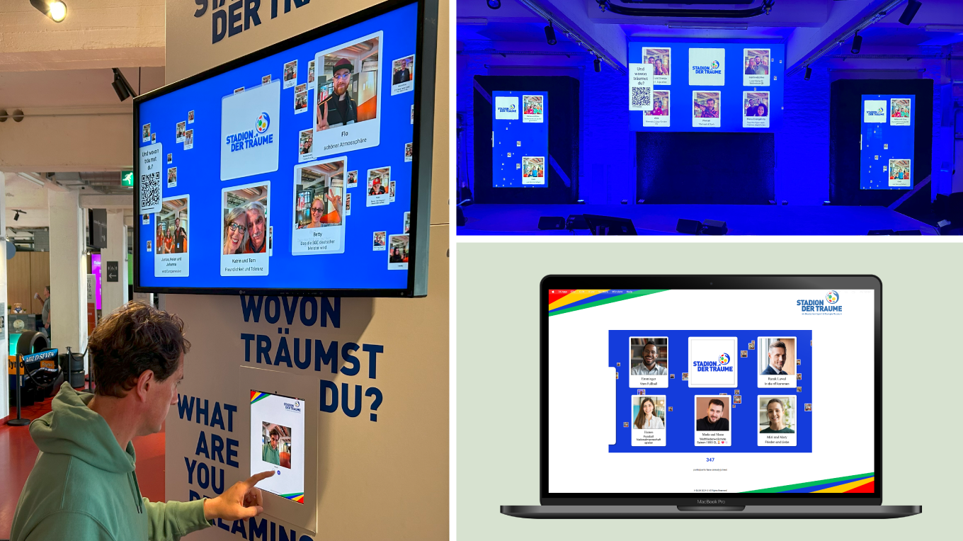 Online-Diashow für die Kampagne „Stadion der Träume“ des Deutschen Sport & Olympia Museums & der Stadt Köln