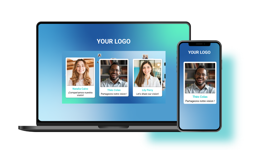 Real-time display of the Online Slideshow