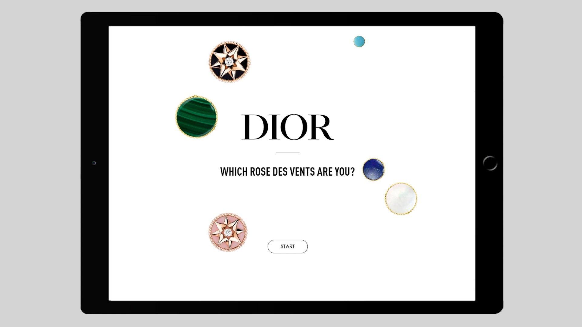 Overview of the gamified digital retail experience deployed in Dior Jewelry stores.