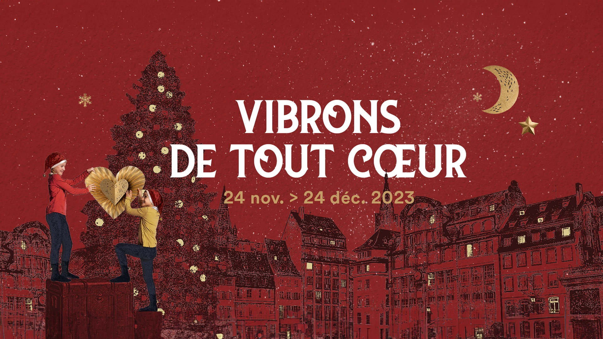 Flyer de l’événement Strasbourg Capitale de Noël 2023