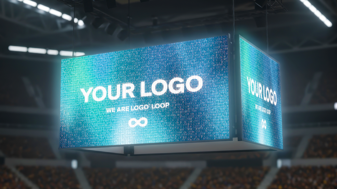 A-BLOK’s loop mosaic photo for events and marketing campaigns displayed on LED screen