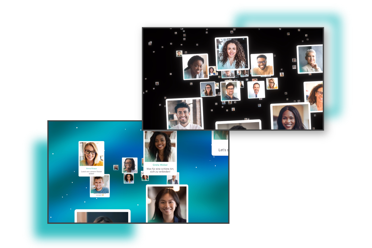 Graphic customization of the photo mosaic loop