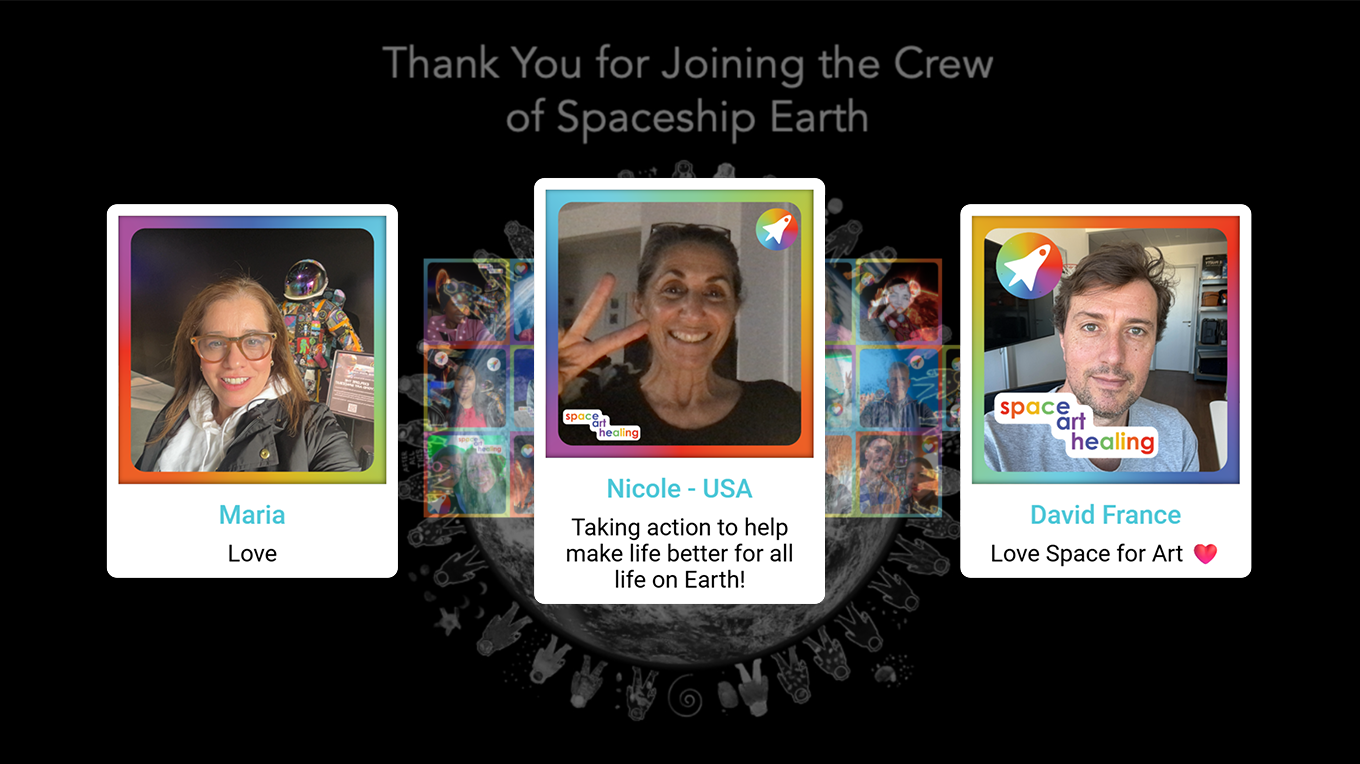 Online photo mosaic for the website of the Space for Art Foundation