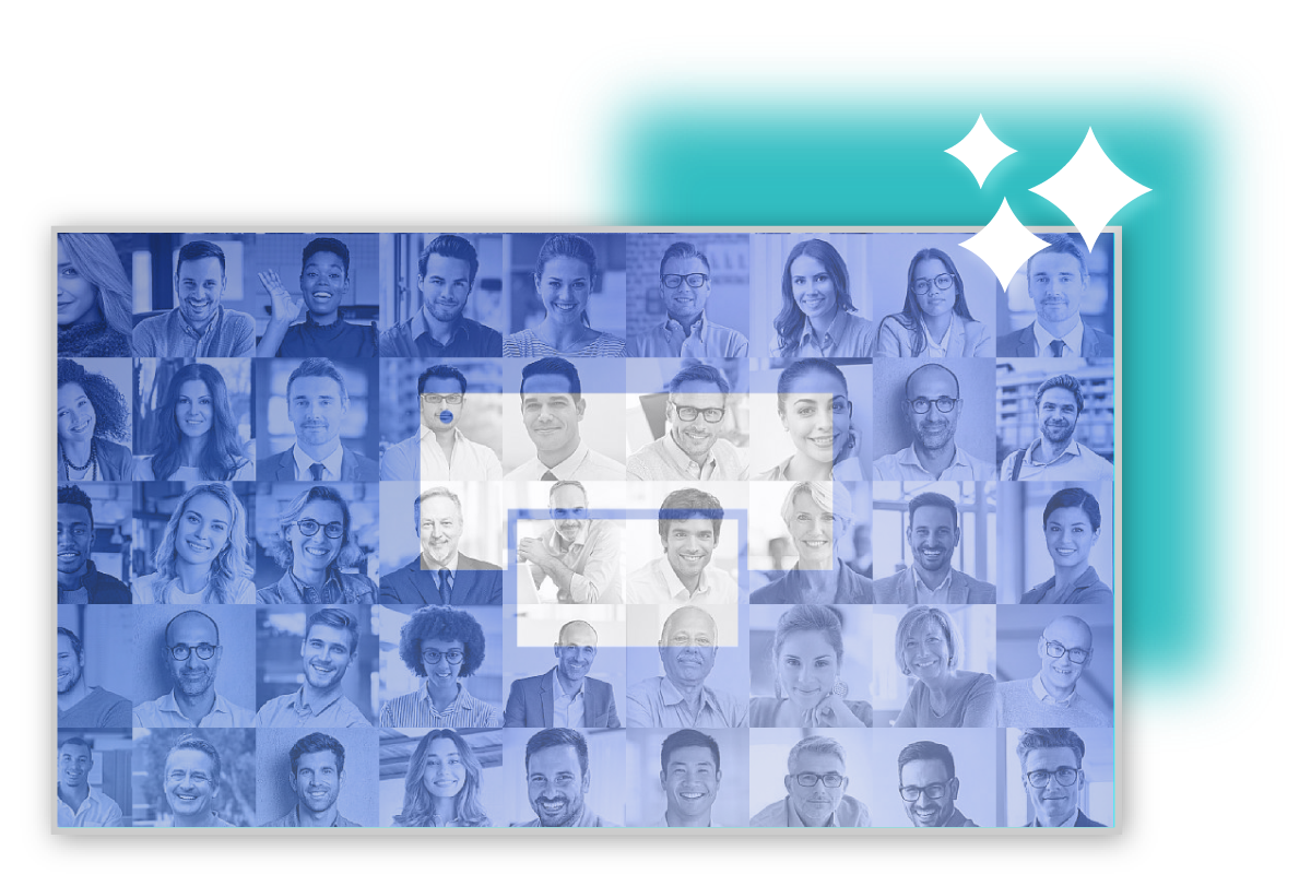 Example of a high-resolution printable file of the photo mosaic