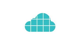 Digital photo mosaic wall icon