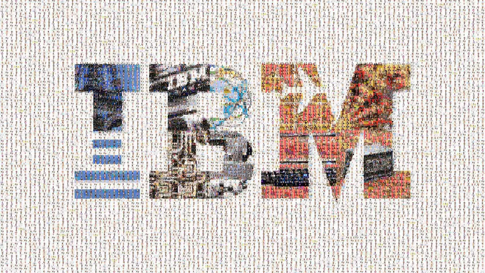 IBM digital photo mosaic animation