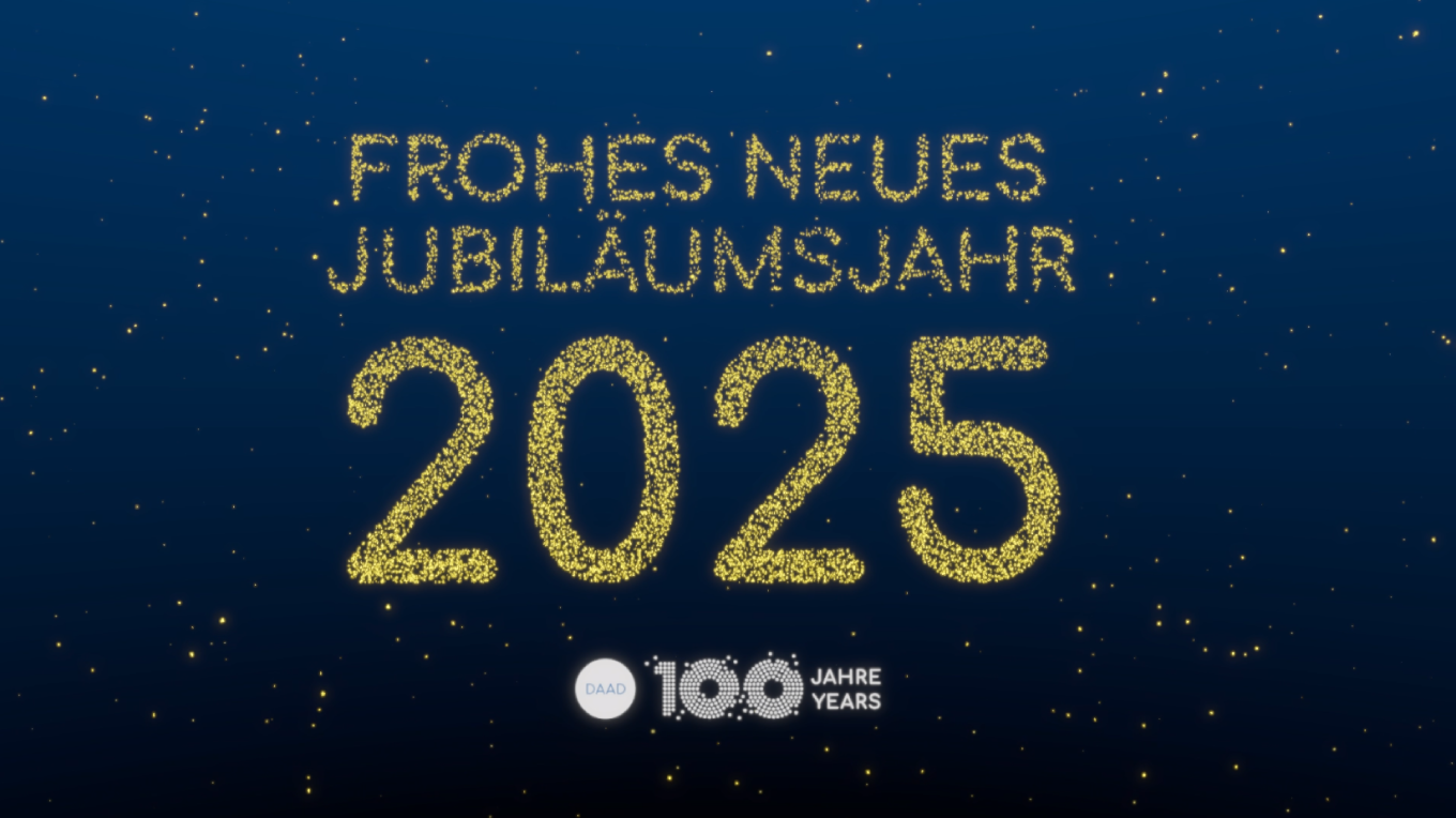 A corporate video created by DAAD employees for the New Year 2025