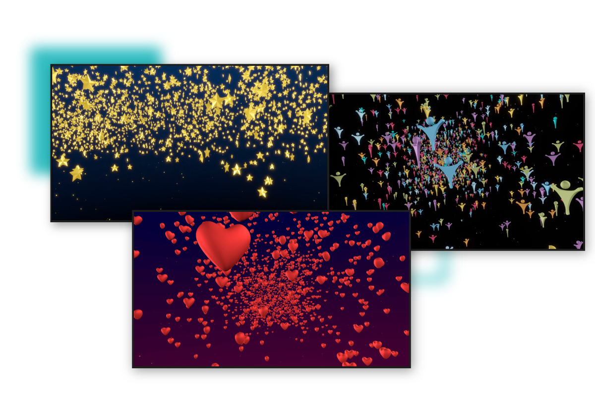 Graphic customization of the We Are Wishes digital experience